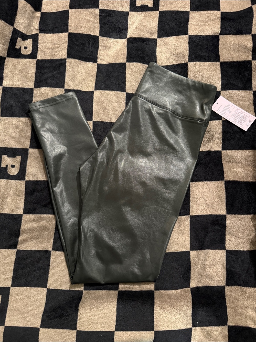 wild fable Olive Faux Leather Leggings